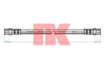 854808 NK Тормозной шланг