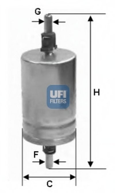 3151000 UFI Топливный фильтр