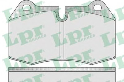 05P769 LPR Комплект тормозных колодок, дисковый тормоз