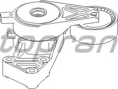 108417 TOPRAN Натяжитель ремня, клиновой зубча