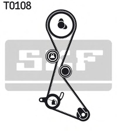 VKMA06103 SKF Комплект ремня ГРМ