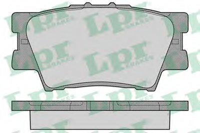 05P1281 LPR Комплект тормозных колодок, дисковый тормоз