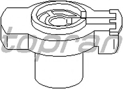 Бегунок распределителя зажигания TOPRAN купить