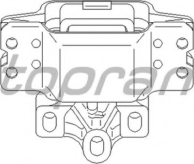 110130 TOPRAN Подвеска, ступенчатая коробка передач
