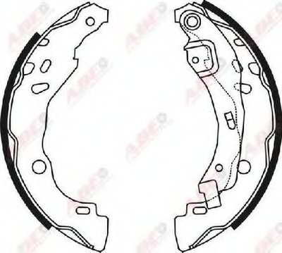 Комплект тормозных колодок ABE купить