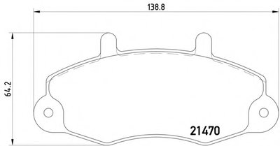 8DB355006391 HELLA PAGID Комплект тормозных колодок, дисковый тормоз