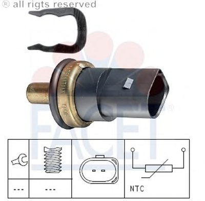 Датчик, температура охлаждающей жидкости; Датчик, температура охлаждающей жидкости; Датчик, температура охлаждающей жидкости FACET купить