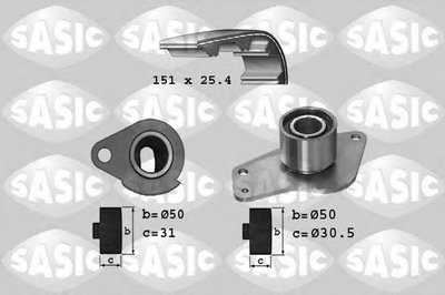 1754015 SASIC Комплект ремня ГРМ