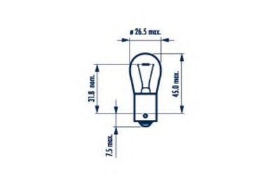 Лампа накаливания, фонарь указателя поворота; Лампа накаливания, фонарь указателя поворота NARVA купить