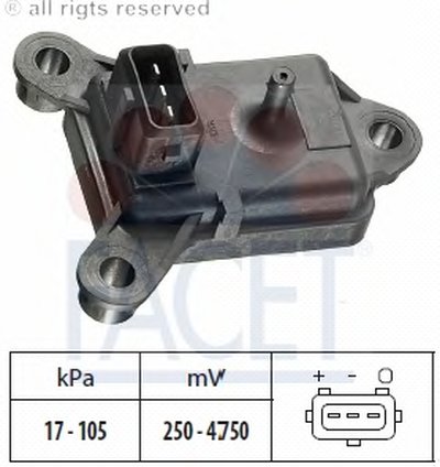 Датчик давления воздуха, высотный корректор; Датчик, давление во впускном газопроводе FACET купить