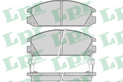 05P073 LPR Комплект тормозных колодок, дисковый тормоз