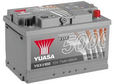 Стартерная аккумуляторная батарея YBX5000 Silver High Performance SMF Batteries YUASA купить