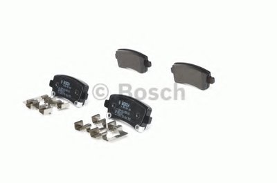 0986424124 BOSCH Комплект тормозных колодок, дисковый тормоз