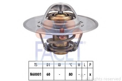 78465S FACET Термостат, охлаждающая жидкость