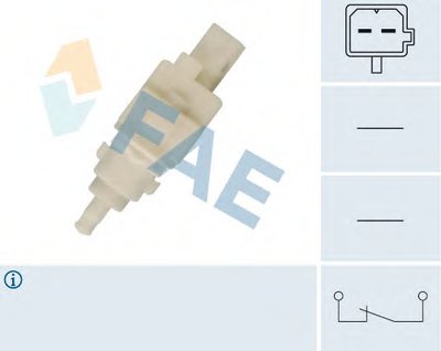24411 FAE Выключатель фонаря сигнала торможения; Выключатель, привод сцепления (Tempomat); Выключатель, привод сцепления (управлен