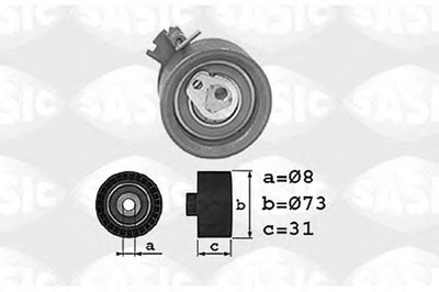 1700018 SASIC Натяжной ролик, ремень ГРМ