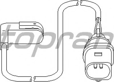 Датчик, износ тормозных колодок TOPRAN купить