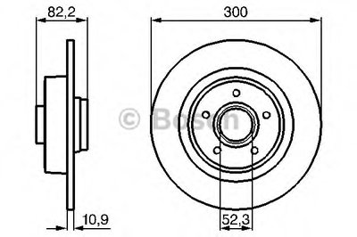 0986478971 BOSCH Тормозной диск