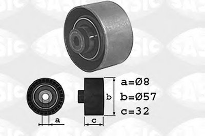 1700019 SASIC Паразитный / Ведущий ролик, зубчатый ремень