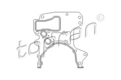 207606 TOPRAN Прокладка, масляный насос