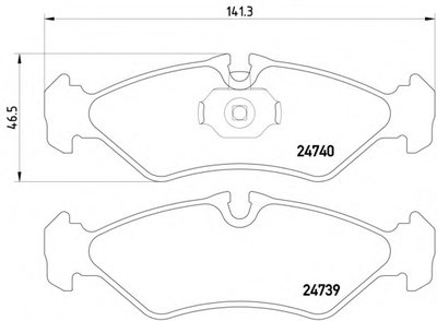 8DB355014421 HELLA PAGID Комплект тормозных колодок, дисковый тормоз