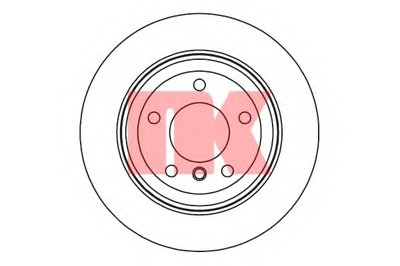 201581 NK Тормозной диск