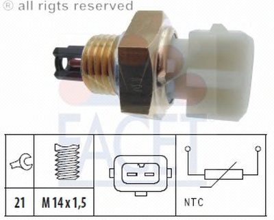 Датчик, температура впускаемого воздуха FACET купить