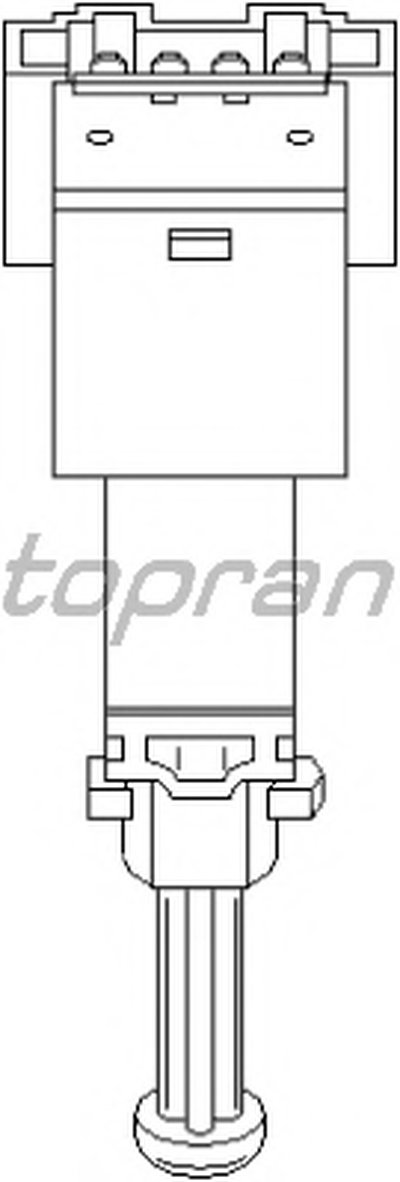 109001 TOPRAN Выключатель фонаря сигнала торможения