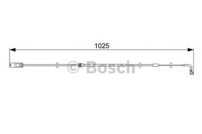 Сигнализатор, износ тормозных колодок BOSCH купить