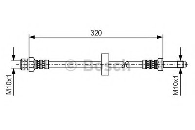 1987476317 BOSCH Тормозной шланг