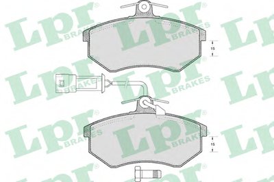 05P221 LPR Комплект тормозных колодок, дисковый тормоз