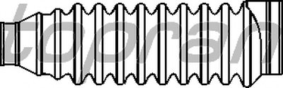 103052 TOPRAN Пыльник, рулевое управление