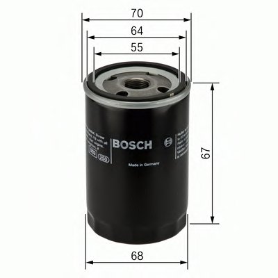 0986452061 BOSCH Масляный фильтр