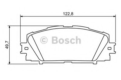 Комплект тормозных колодок, дисковый тормоз BOSCH купить