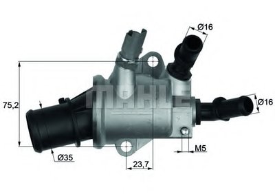 TI14388 MAHLE ORIGINAL Термостат, охлаждающая жидкость