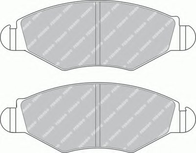 Комплект тормозных колодок, дисковый тормоз PREMIER FERODO купить