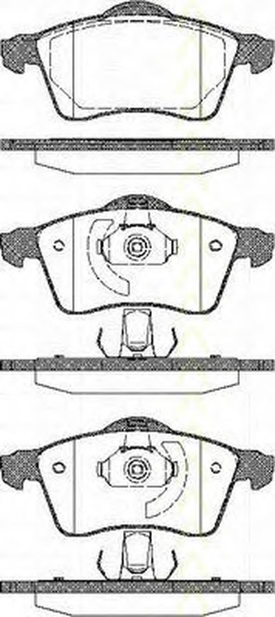 811029013 TRISCAN Комплект тормозных колодок, дисковый тормоз