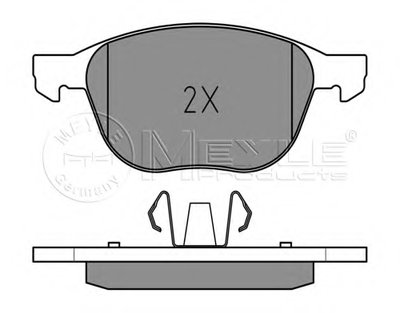 Комплект тормозных колодок, дисковый тормоз MEYLE купить
