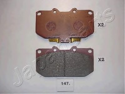 PA147AF JAPANPARTS Комплект тормозных колодок, дисковый тормоз