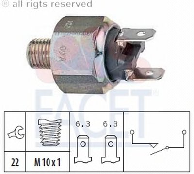 Выключатель фонаря сигнала торможения FACET купить