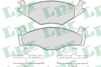 05P224 LPR Комплект тормозных колодок, дисковый тормоз