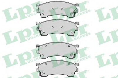 05P559 LPR Комплект тормозных колодок, дисковый тормоз