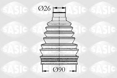 4003441 SASIC Комплект пылника, приводной вал