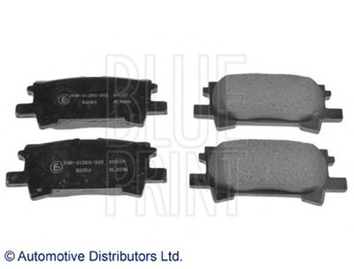 ADT342154 BLUE PRINT Комплект тормозных колодок, дисковый тормоз