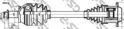261098 GSP Приводной вал