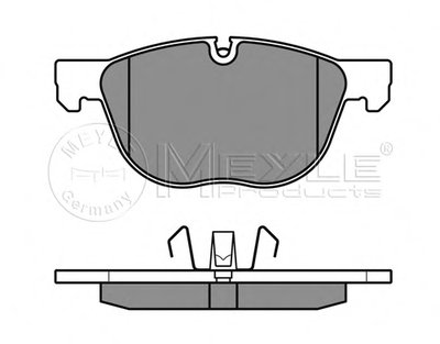 Комплект тормозных колодок, дисковый тормоз PLATINUM PAD MEYLE купить