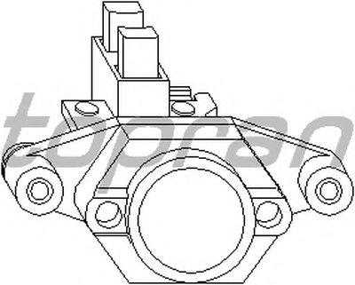 101506 TOPRAN Регулятор генератора