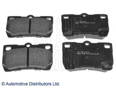 ADT342156 BLUE PRINT Комплект тормозных колодок, дисковый тормоз