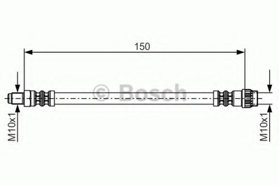 1987476709 BOSCH Тормозной шланг