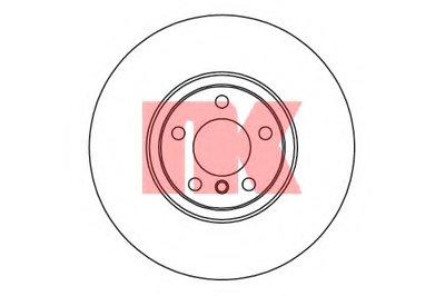 201587 NK Тормозной диск
